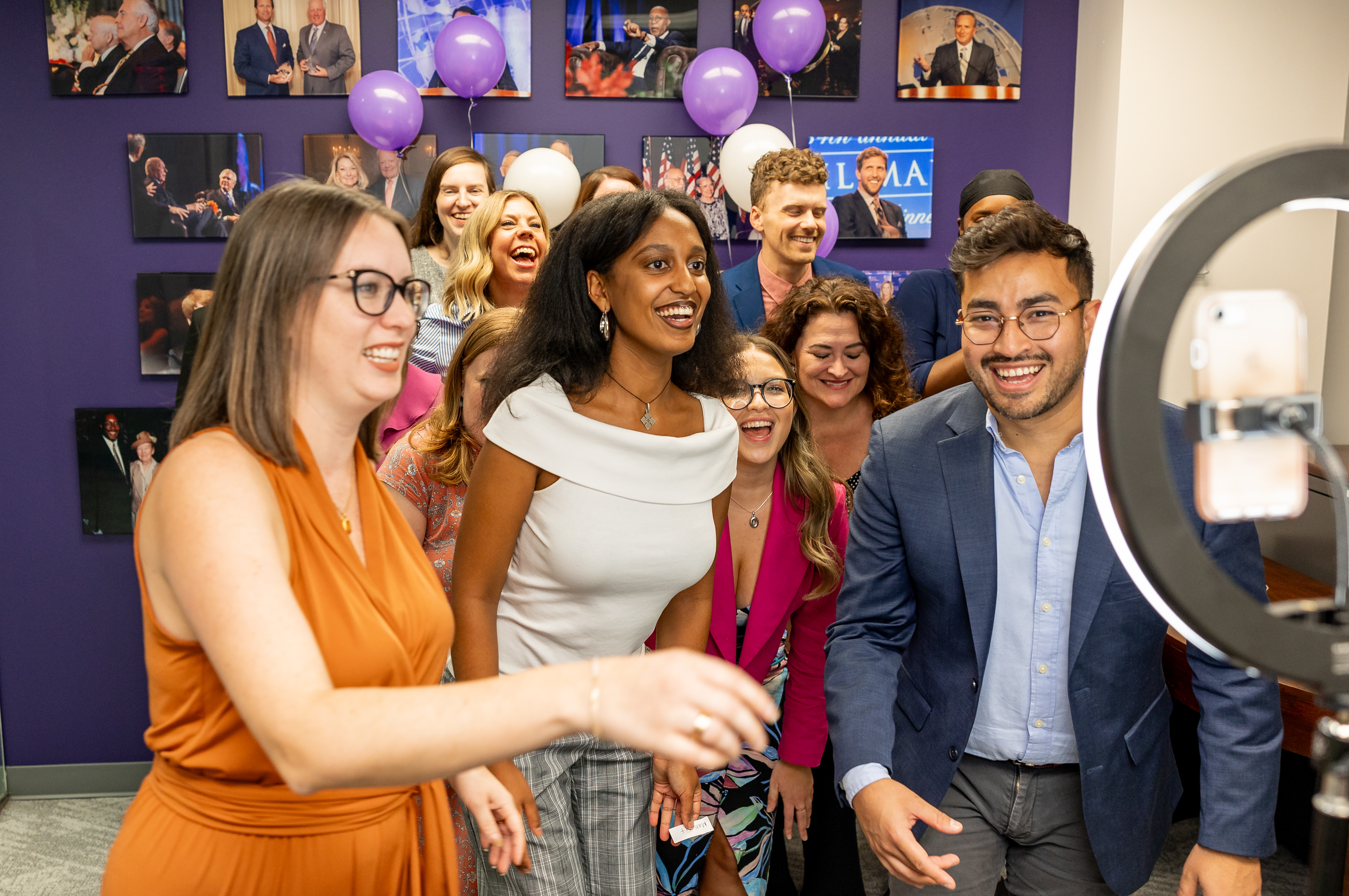 Candid staff photoshoot at Member Social