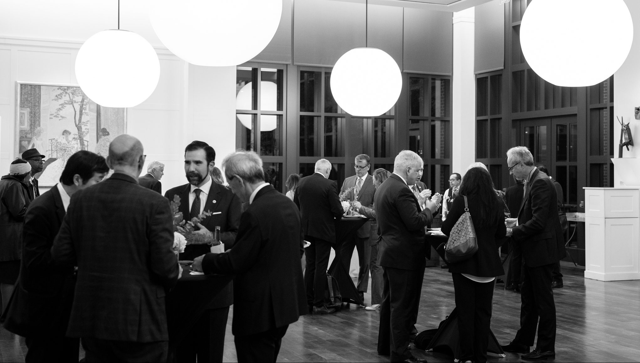 Members gather at an event